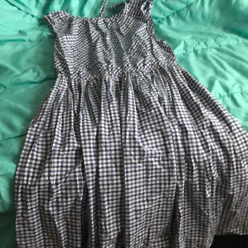 Blue and White Plaid Dress!